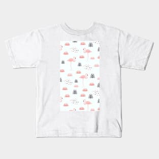 Pink Animals Kids T-Shirt